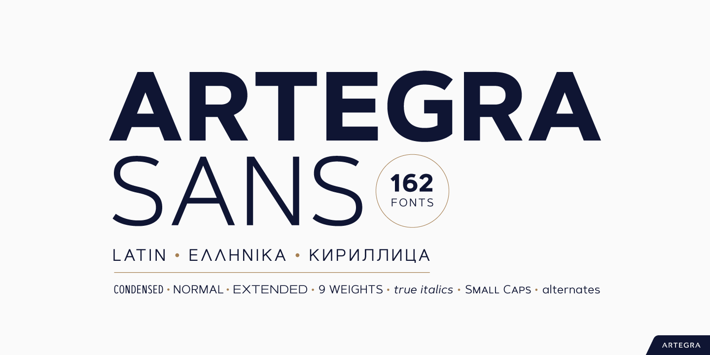 Font Artegra Sans Extended SC